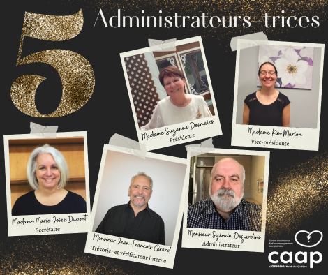 Administrateurs-trices du CAAP Jamésie